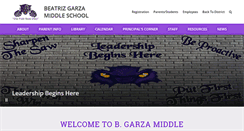Desktop Screenshot of garza.wisd.us